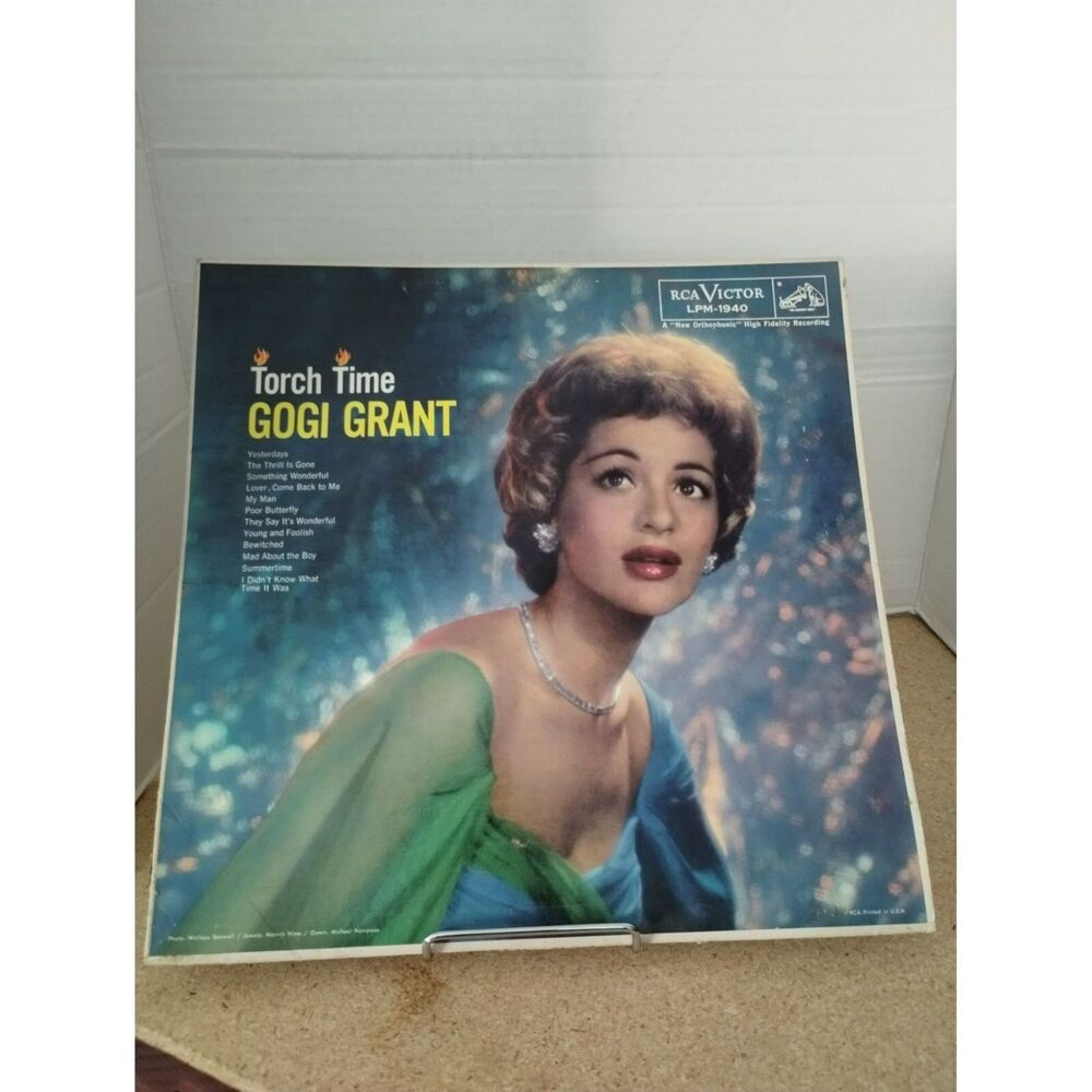 Gogi Grant Torch Time LPM-1940 LP Vinyl Record